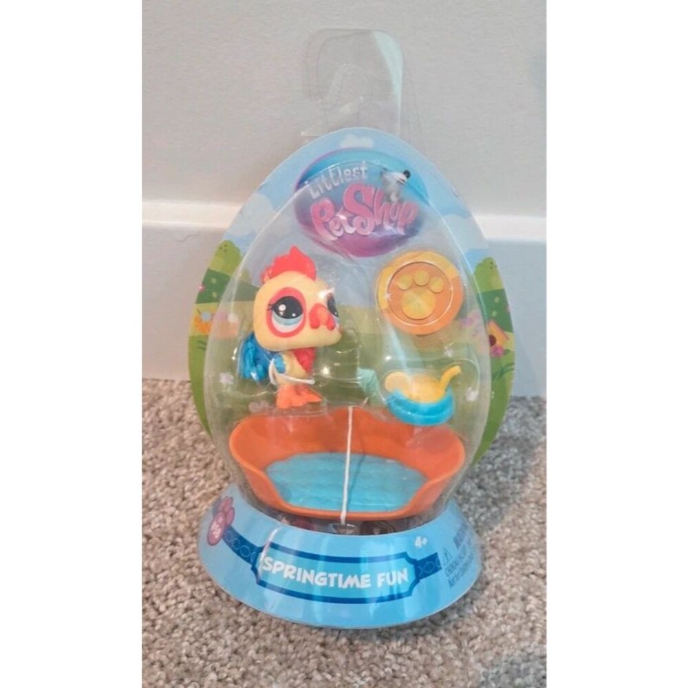 Littlest pet shop rooster set